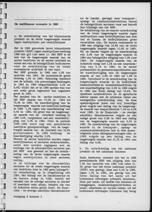 Economisch Profiel Augustus 1988, Nummer 2 - Page 10