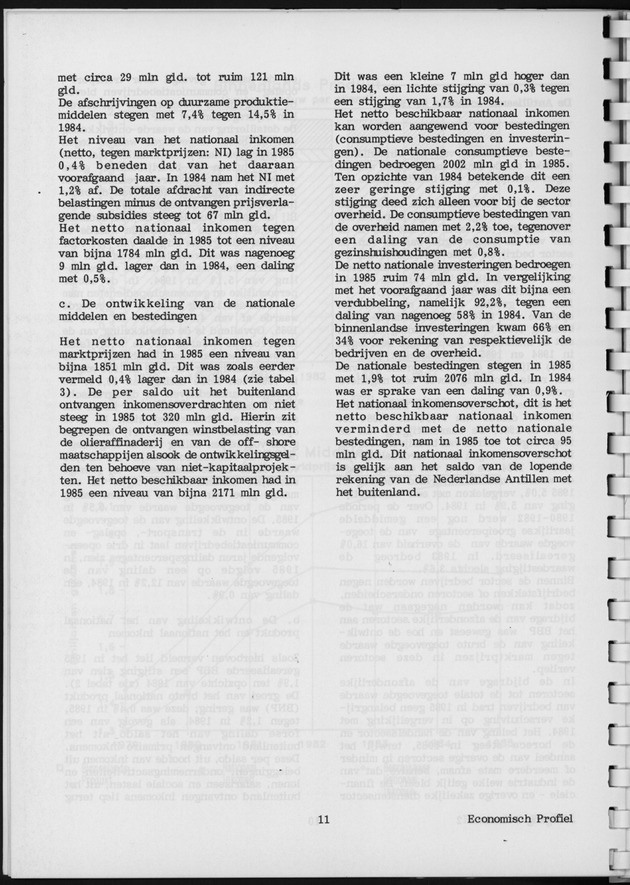 Economisch Profiel Augustus 1988, Nummer 2 - Page 11