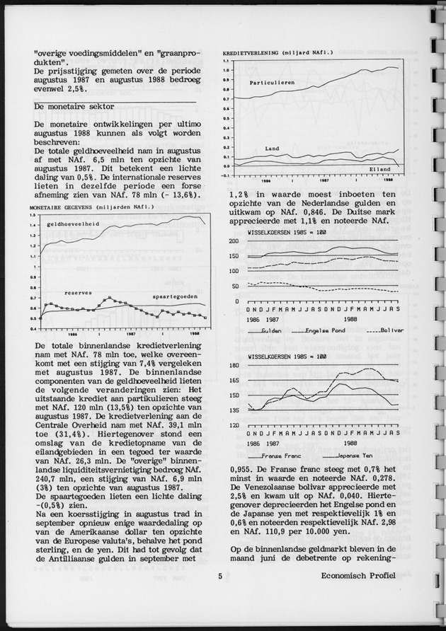 Economisch Profiel Oktober 1988, Nummer 3 - Page 5