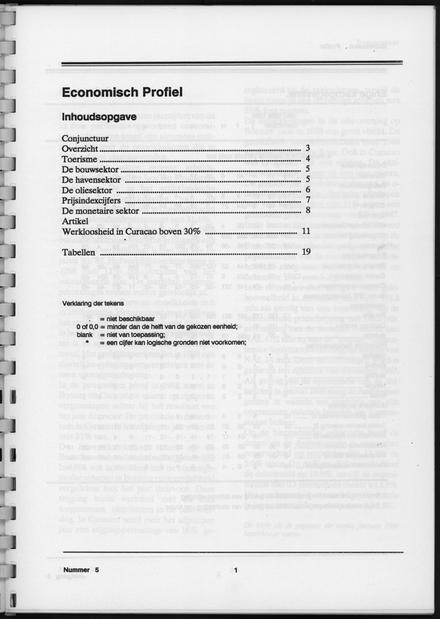 Economisch Profiel Februari 1989, Nummer 5 - Page 1