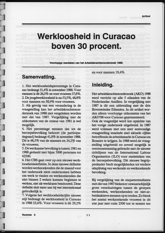 Economisch Profiel Februari 1989, Nummer 5 - Page 11