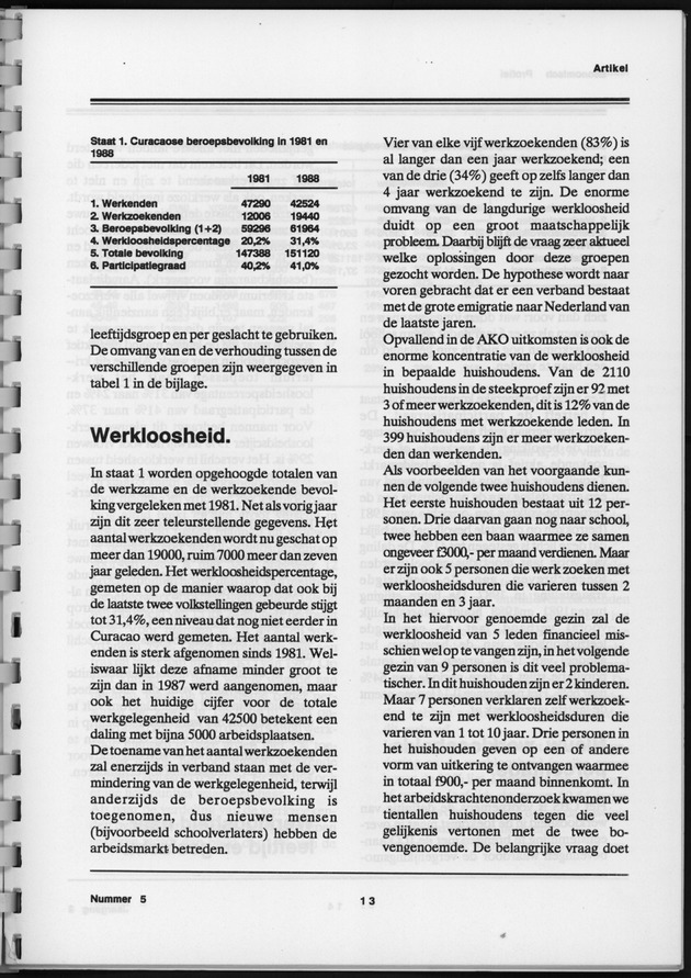 Economisch Profiel Februari 1989, Nummer 5 - Page 13