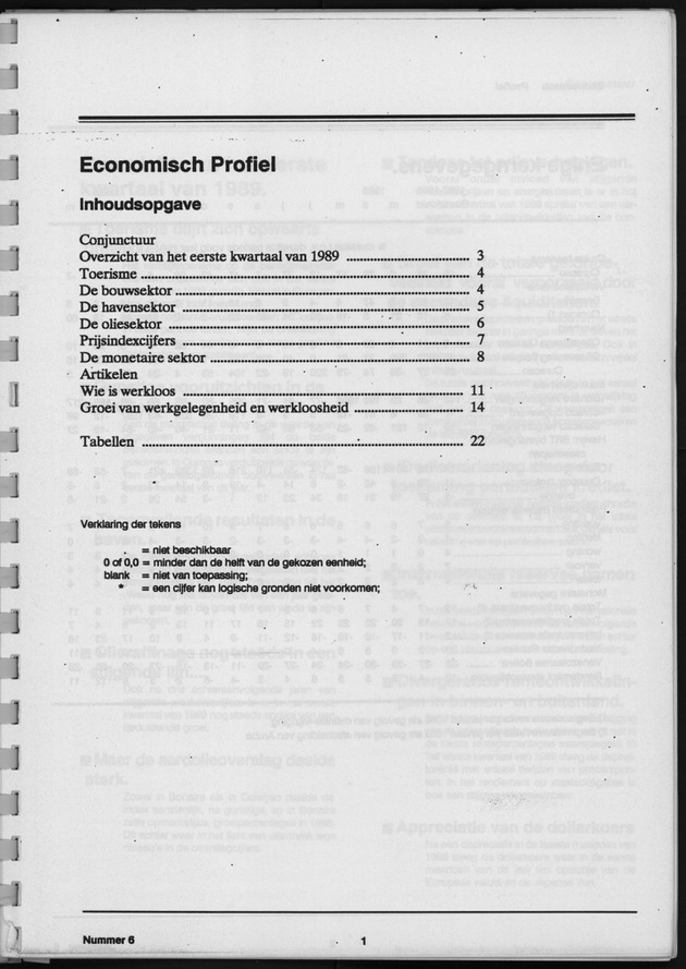 Economisch Profiel April 1989, Nummer 6 - Page 1
