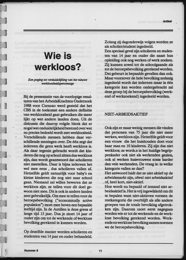 Economisch Profiel April 1989, Nummer 6 - Page 11