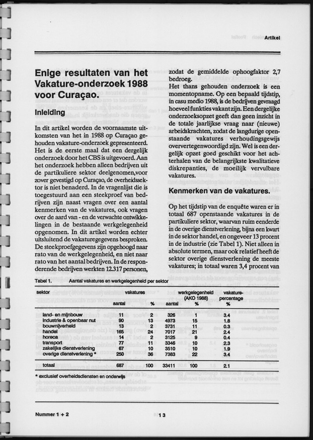 Economisch Profiel Augustus 1989, Nummer 1+2 - Page 13
