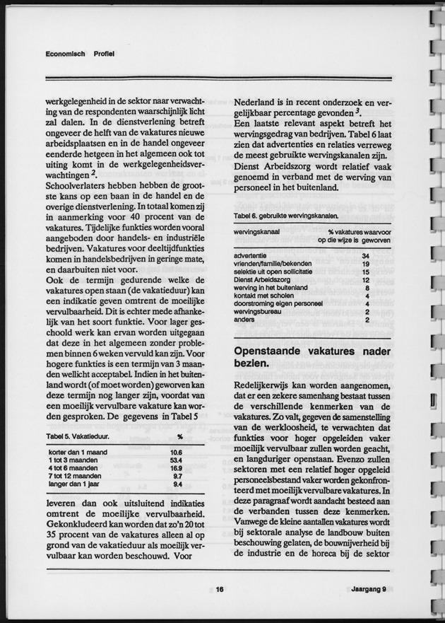 Economisch Profiel Augustus 1989, Nummer 1+2 - Page 16