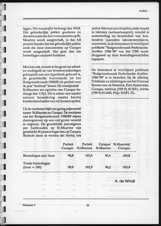 Economisch Profiel December 1990, Nummer 5 - Page 25