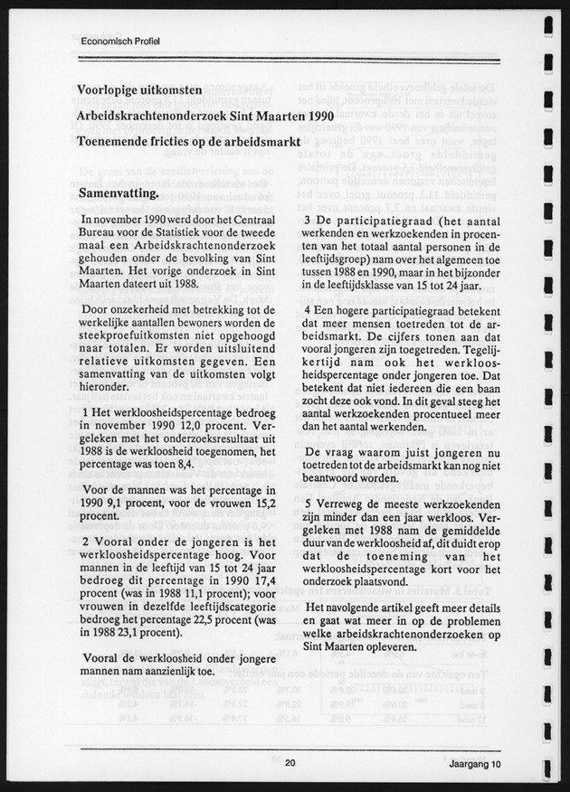 Economisch Profiel Juni 1991, Nummer 1 - Page 20