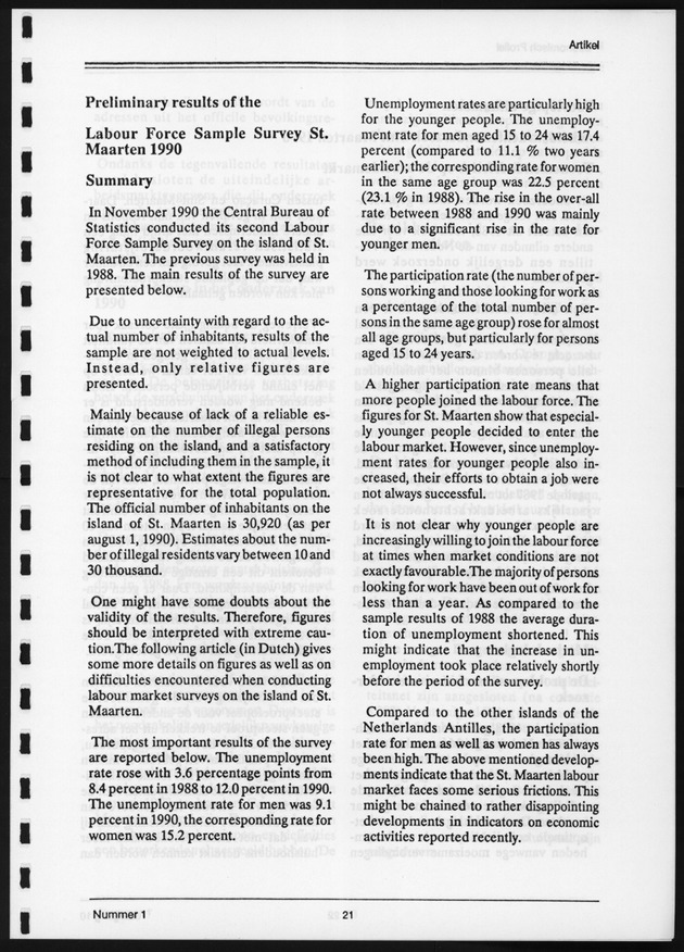 Economisch Profiel Juni 1991, Nummer 1 - Page 21