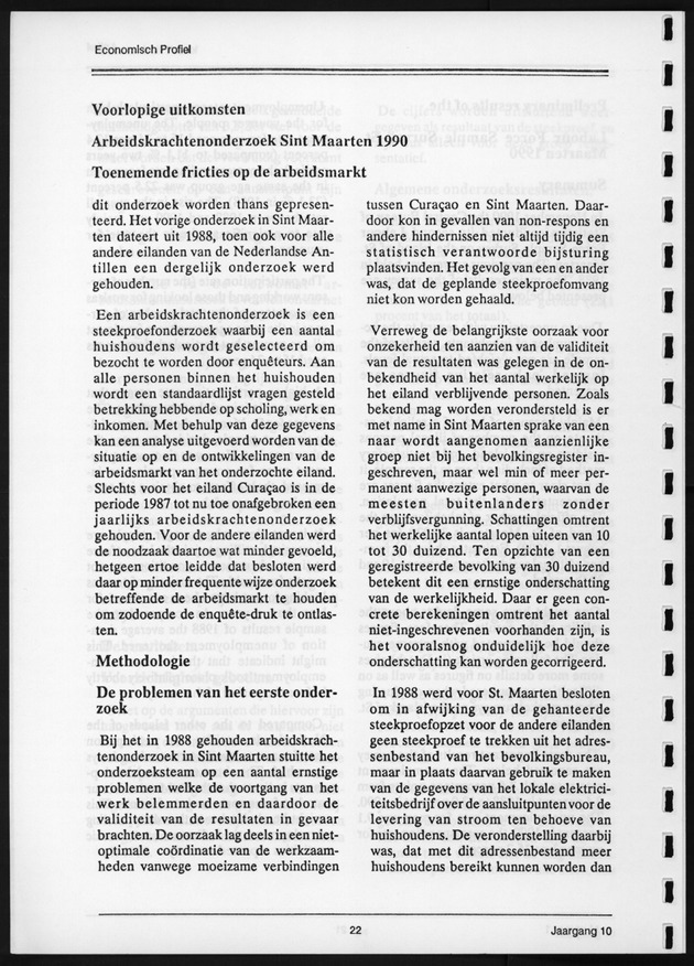 Economisch Profiel Juni 1991, Nummer 1 - Page 22