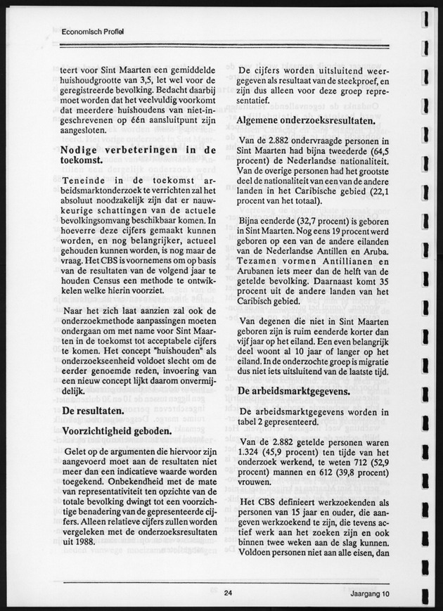 Economisch Profiel Juni 1991, Nummer 1 - Page 24