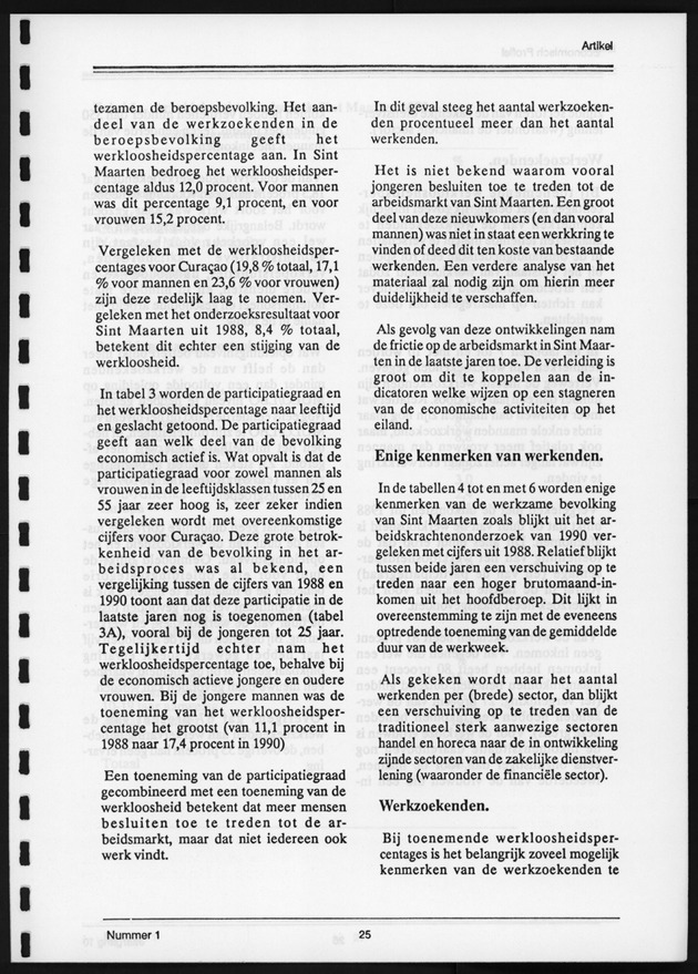 Economisch Profiel Juni 1991, Nummer 1 - Page 25