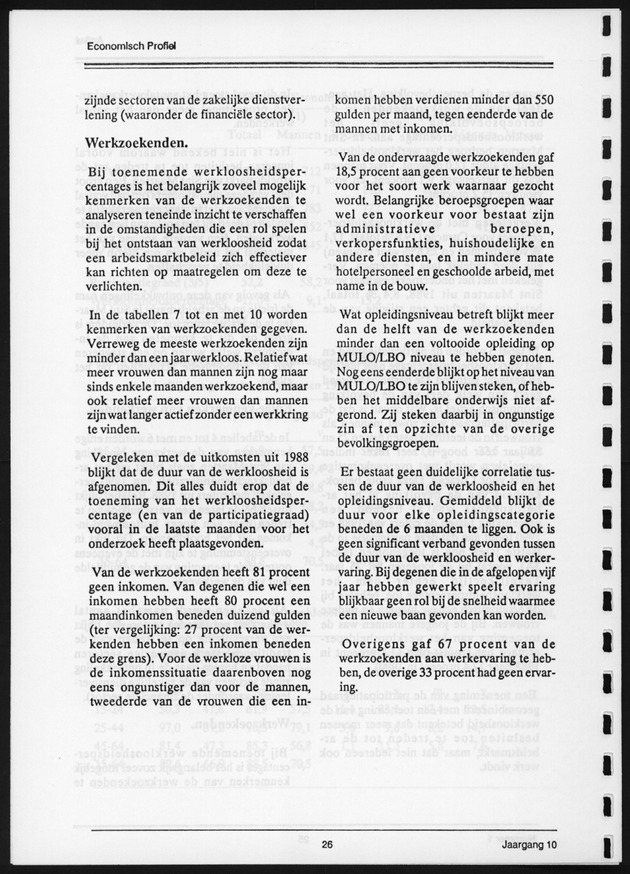 Economisch Profiel Juni 1991, Nummer 1 - Page 26