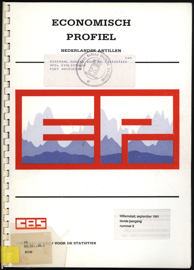 Economisch Profiel September 1991, Nummer 2 - Front Cover