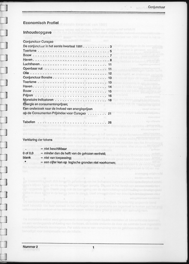 Economisch Profiel September 1991, Nummer 2 - Page 1