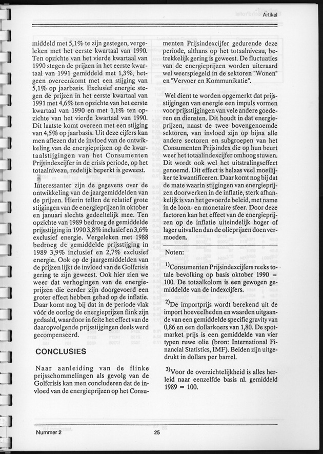 Economisch Profiel September 1991, Nummer 2 - Page 25
