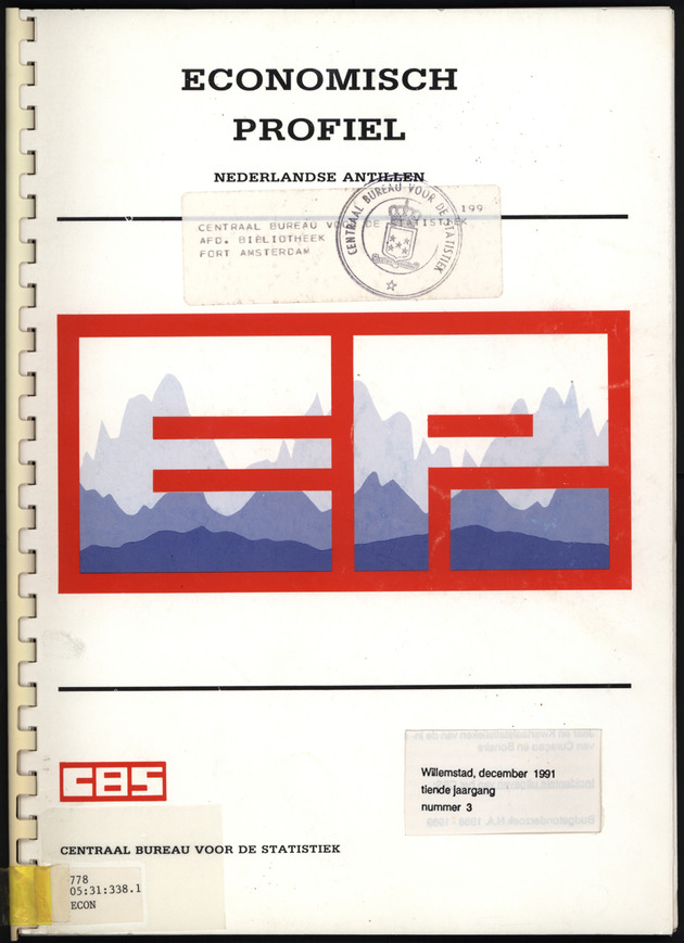 Economisch Profiel December 1991, Nummer 3 - Front Cover