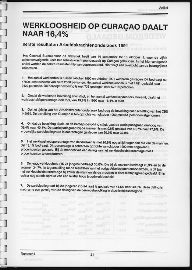 Economisch Profiel December 1991, Nummer 3 - Page 21