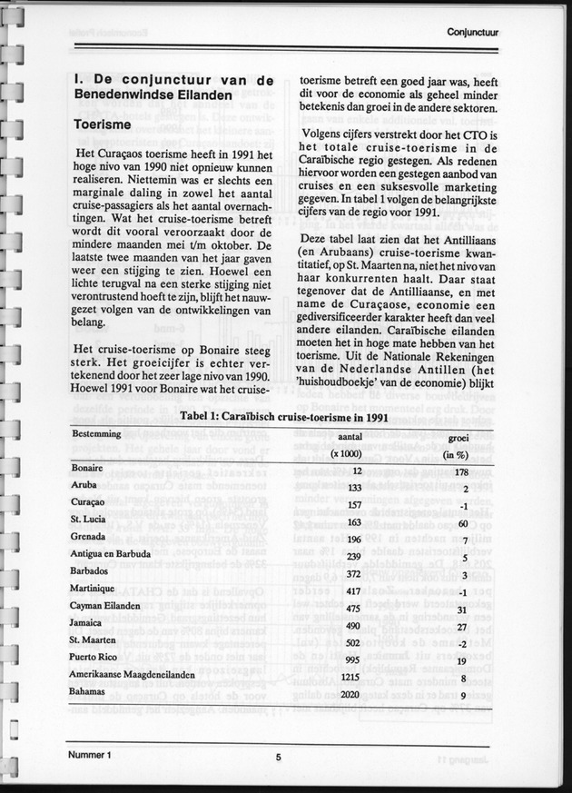 Economisch Profiel Juni 1992, Nummer 1 - Page 5