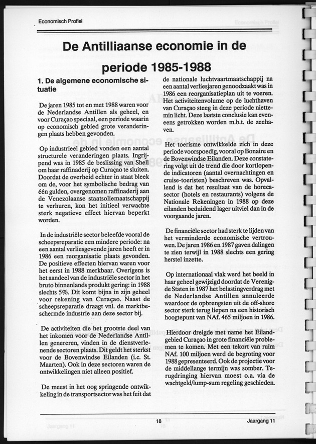 Economisch Profiel Juni 1992, Nummer 1 - Page 18
