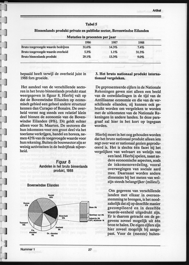 Economisch Profiel Juni 1992, Nummer 1 - Page 27
