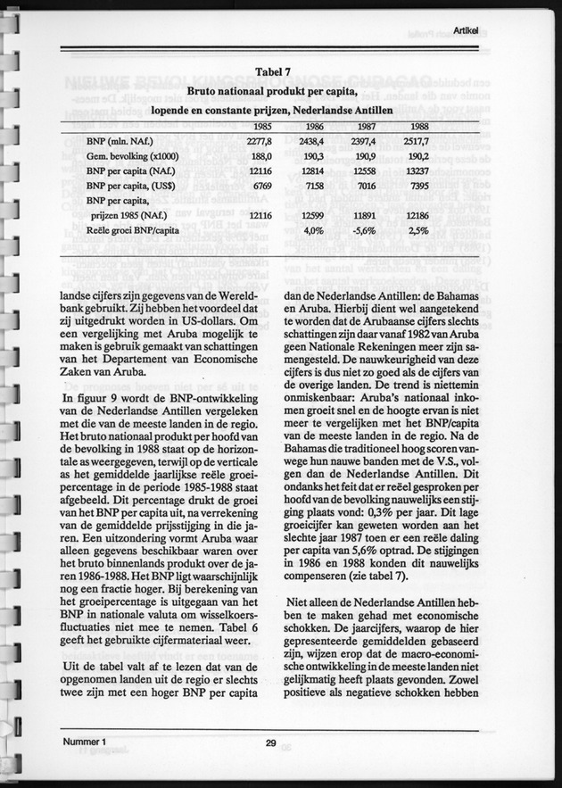 Economisch Profiel Juni 1992, Nummer 1 - Page 29