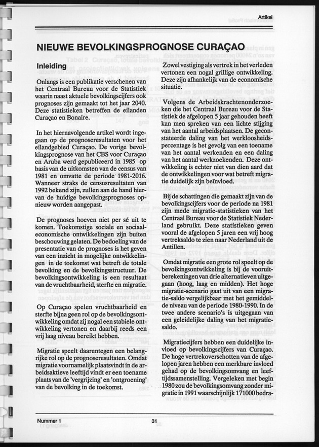 Economisch Profiel Juni 1992, Nummer 1 - Page 31