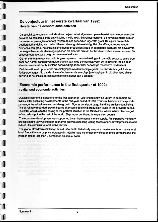Economisch Profiel September 1992, Nummer 2 - Page 3