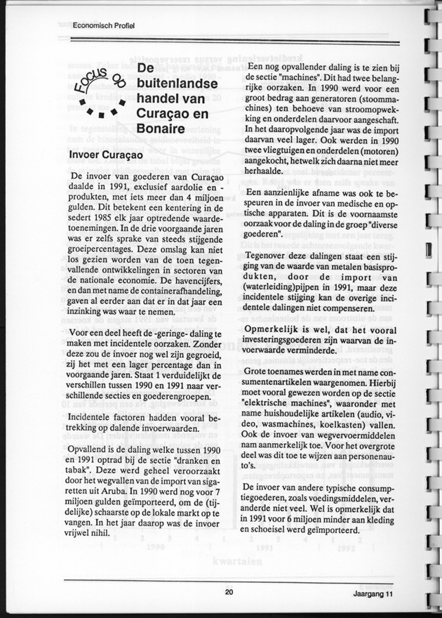 Economisch Profiel December 1992, Nummer 3 - Page 20