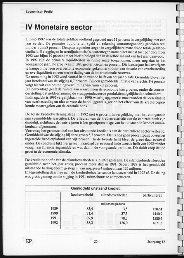 Economisch Profiel Juni 1993, Nummer 1 - Page 26