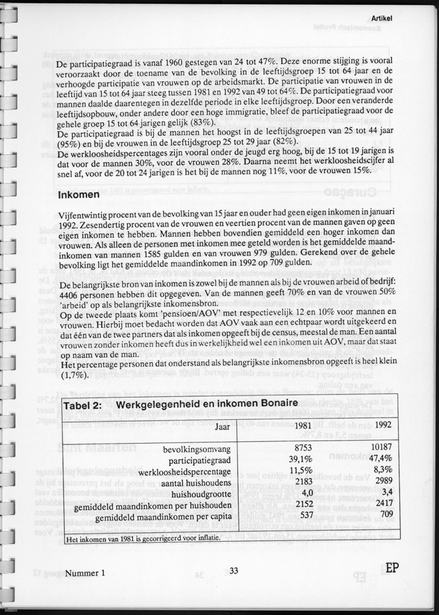 Economisch Profiel Juni 1993, Nummer 1 - Page 33