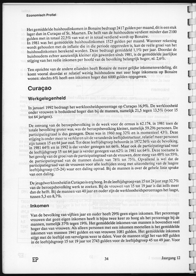 Economisch Profiel Juni 1993, Nummer 1 - Page 34