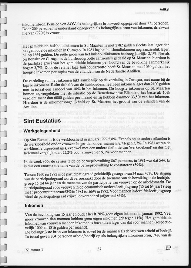 Economisch Profiel Juni 1993, Nummer 1 - Page 37