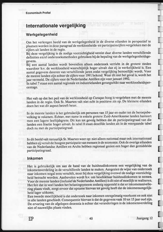 Economisch Profiel Juni 1993, Nummer 1 - Page 40