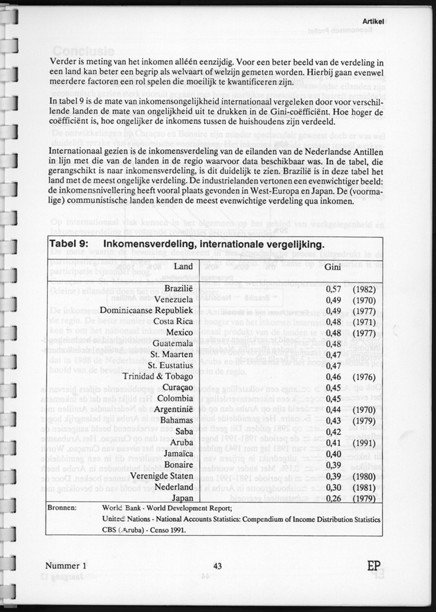 Economisch Profiel Juni 1993, Nummer 1 - Page 43