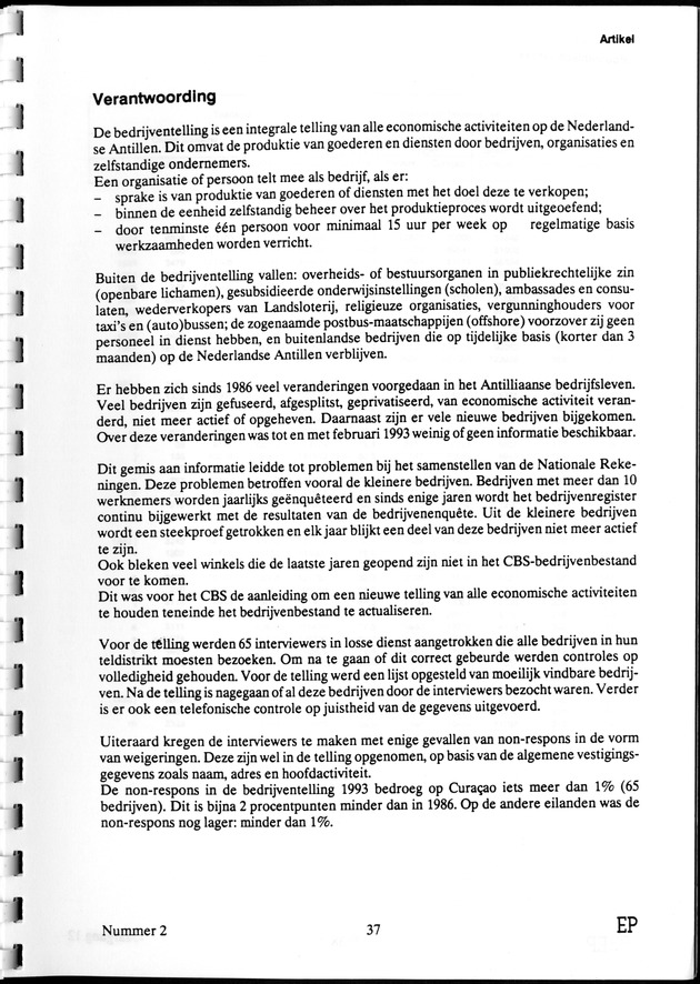 Economisch Profiel September 1993, Nummer 2 - Page 37