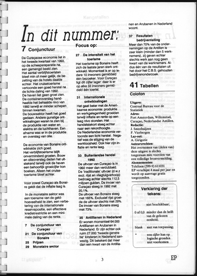 Economisch Profiel November 1993, Nummer 3 - Page 3