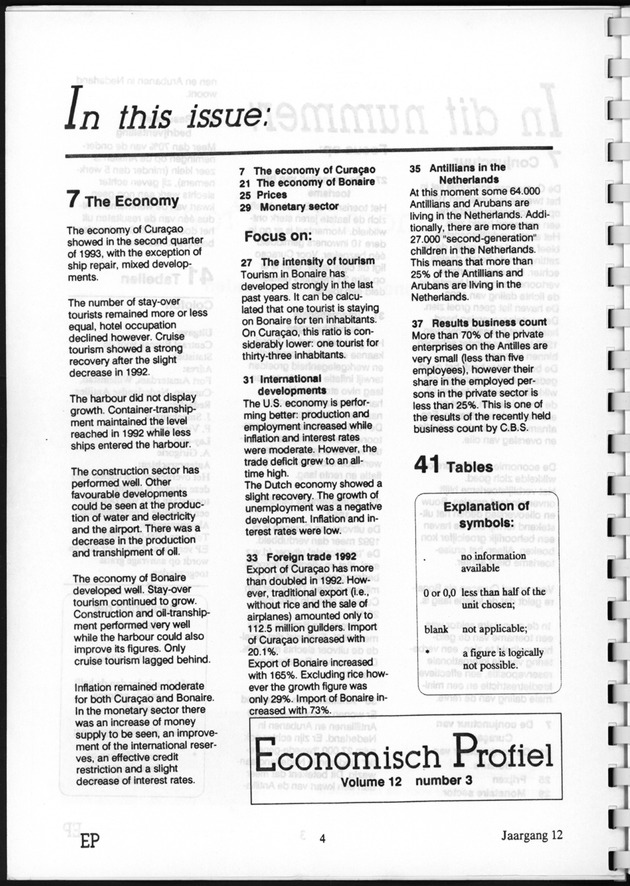 Economisch Profiel November 1993, Nummer 3 - Page 4
