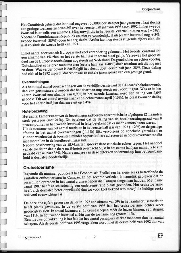 Economisch Profiel November 1993, Nummer 3 - Page 9