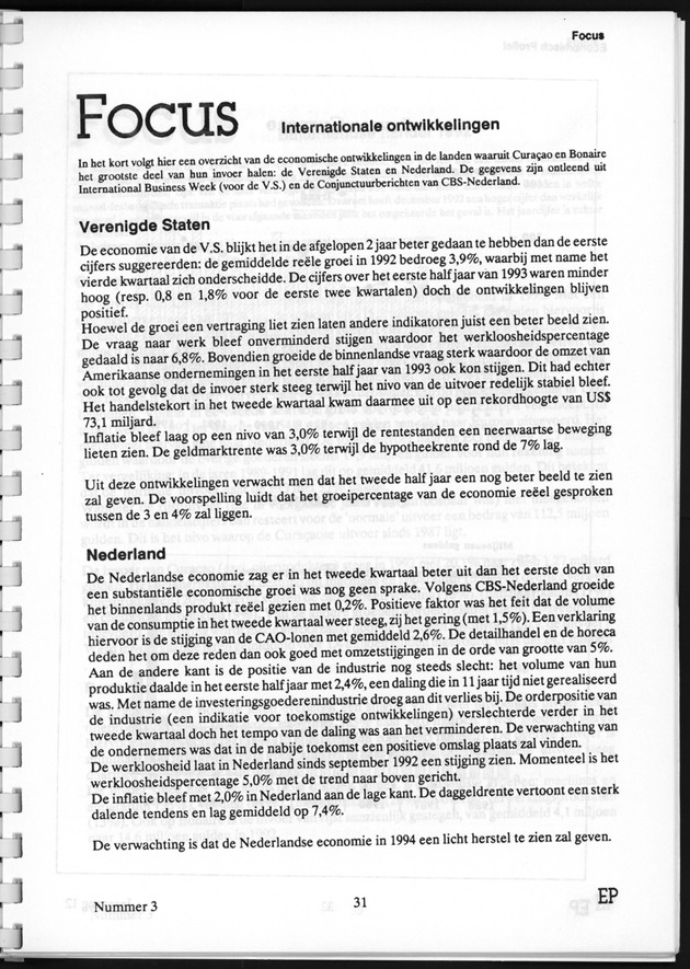 Economisch Profiel November 1993, Nummer 3 - Page 31
