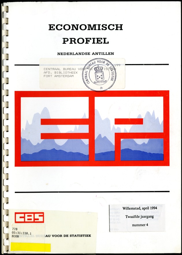 Economisch Profiel April 1994, Nummer 4 - Front Cover