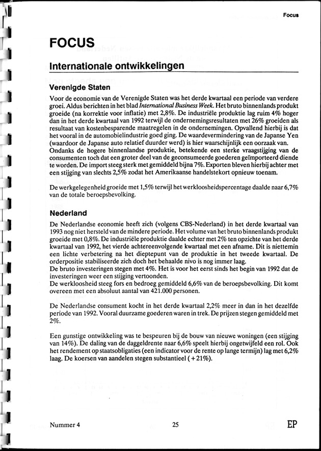 Economisch Profiel April 1994, Nummer 4 - Page 25