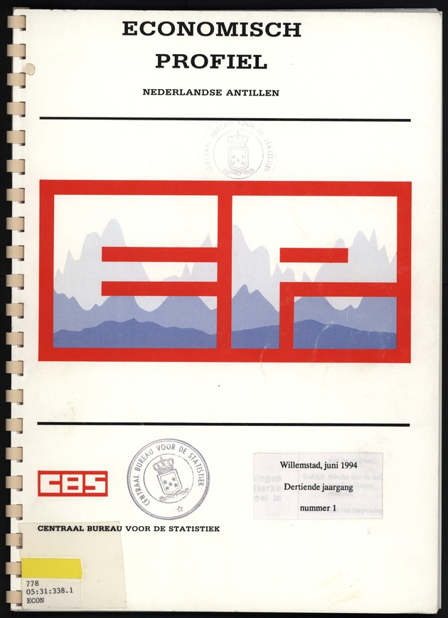 Economisch Profiel Juni 1994, Nummer 1 - Front Cover