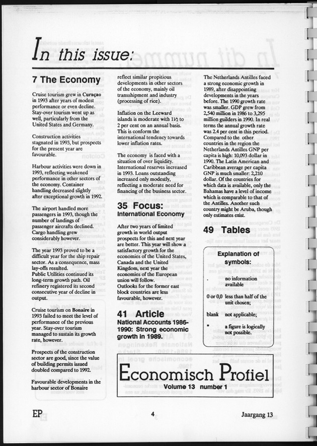Economisch Profiel Juni 1994, Nummer 1 - Page 4