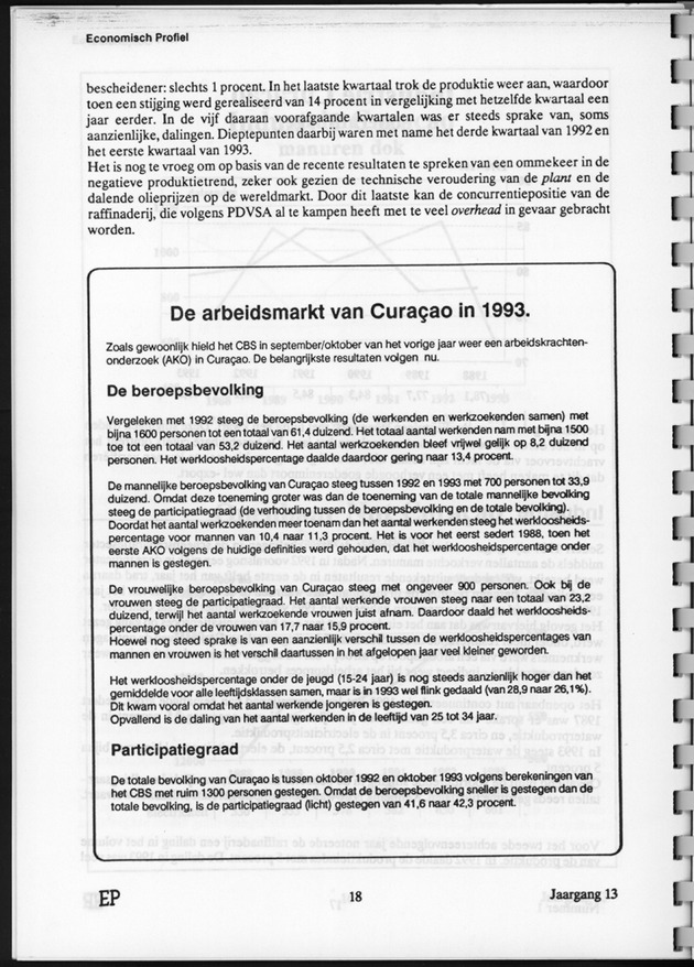 Economisch Profiel Juni 1994, Nummer 1 - Page 18