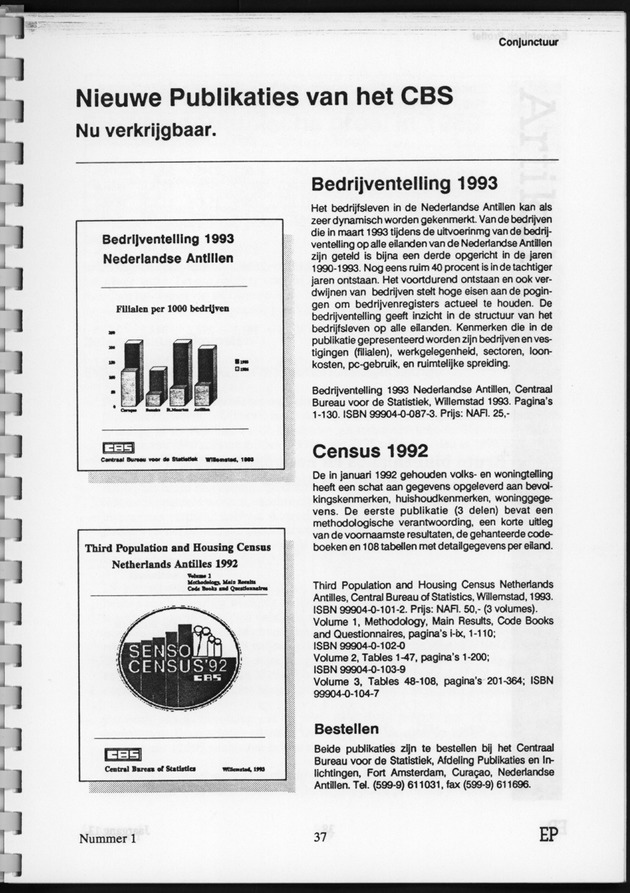 Economisch Profiel Juni 1994, Nummer 1 - Page 37