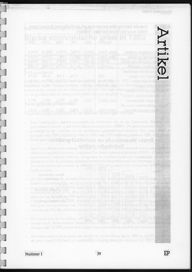 Economisch Profiel Juni 1994, Nummer 1 - Page 39