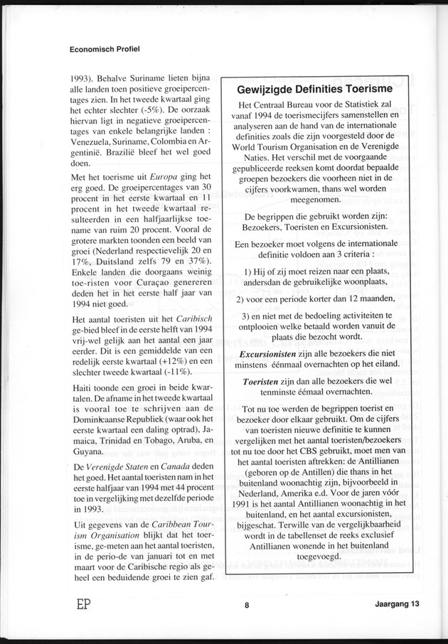 Economisch Profiel Januari 1995, Nummer 2+3 - Page 8