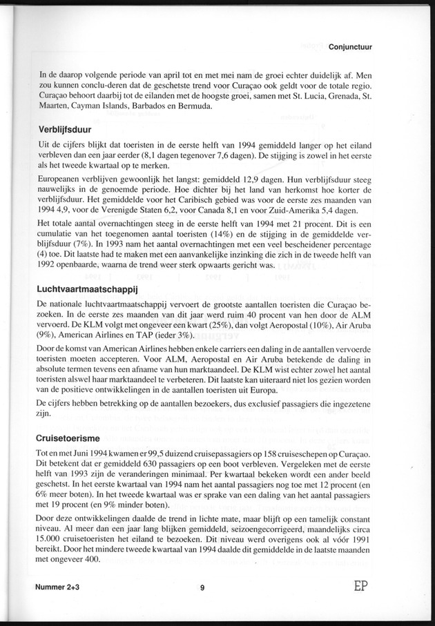 Economisch Profiel Januari 1995, Nummer 2+3 - Page 9