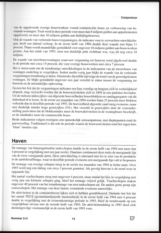 Economisch Profiel Januari 1995, Nummer 2+3 - Page 13